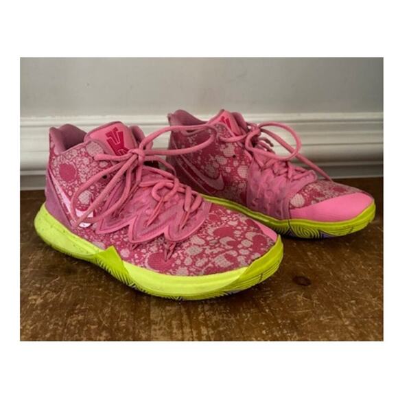 Nike Spongebob Squarepants Kyrie 5 Patrick Sneakers Athletic Shoes Size 5 - Picture 3 of 8